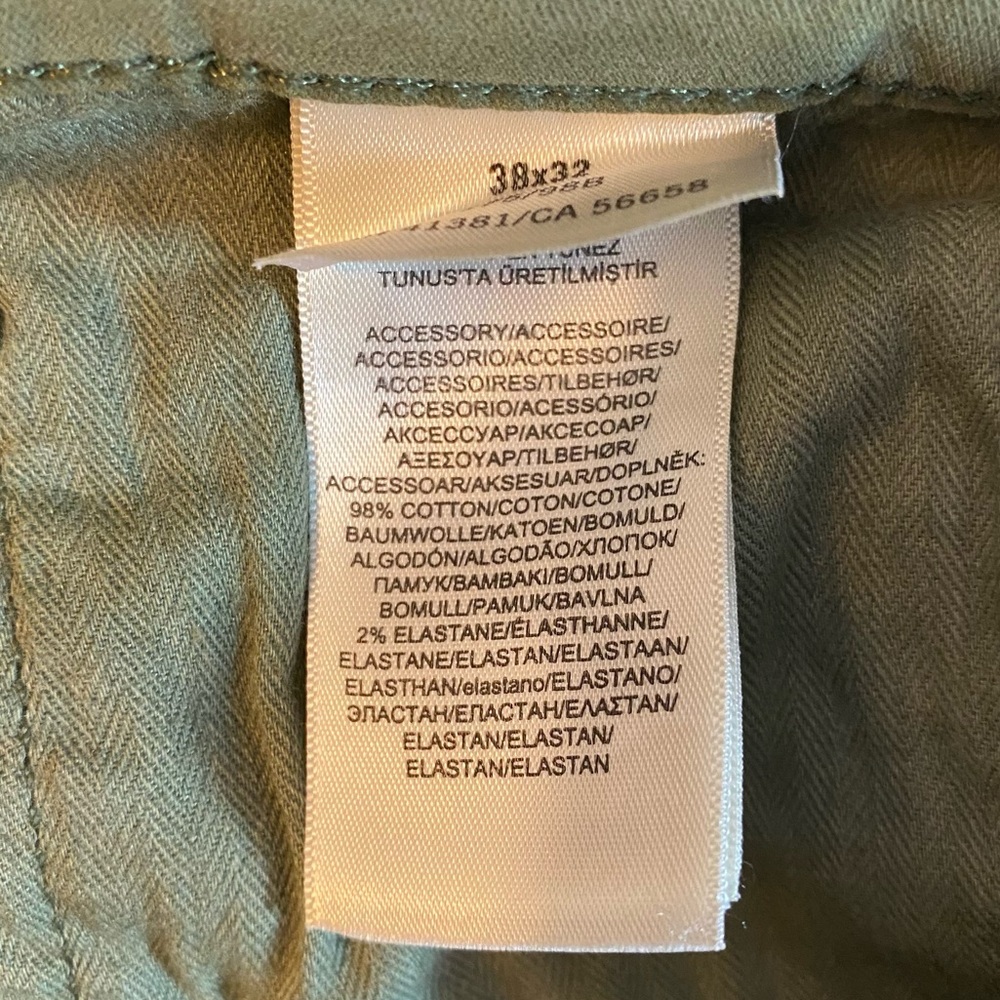 Ralph Lauren Olive Green Chino Pants Varick Slim Straight Size 38 x 32 MSRP $168 - Picture 7 of 7